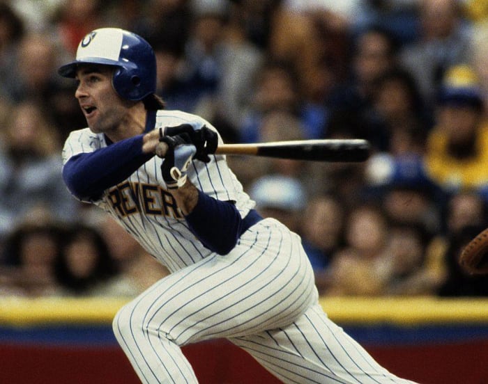 Paul Molitor Of The Milwaukee Brewers by Bettmann