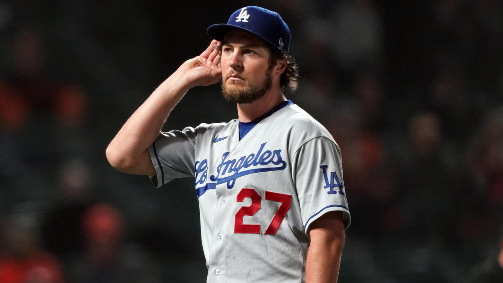 Dodgers pitcher Trevor Bauer feeds off booing Giants fans, riles up crowd in win