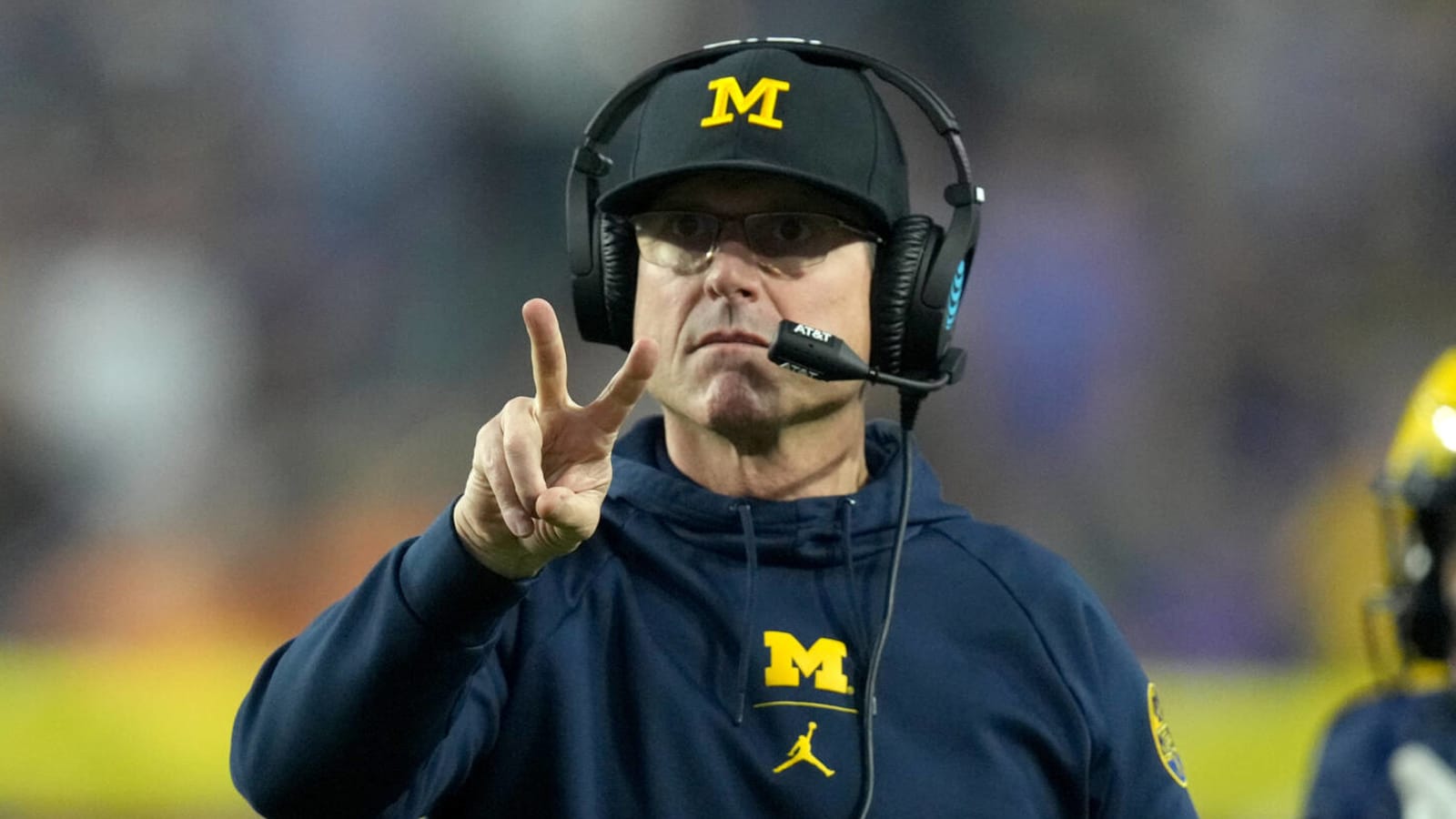 Jim Harbaugh comments on future after Panthers report