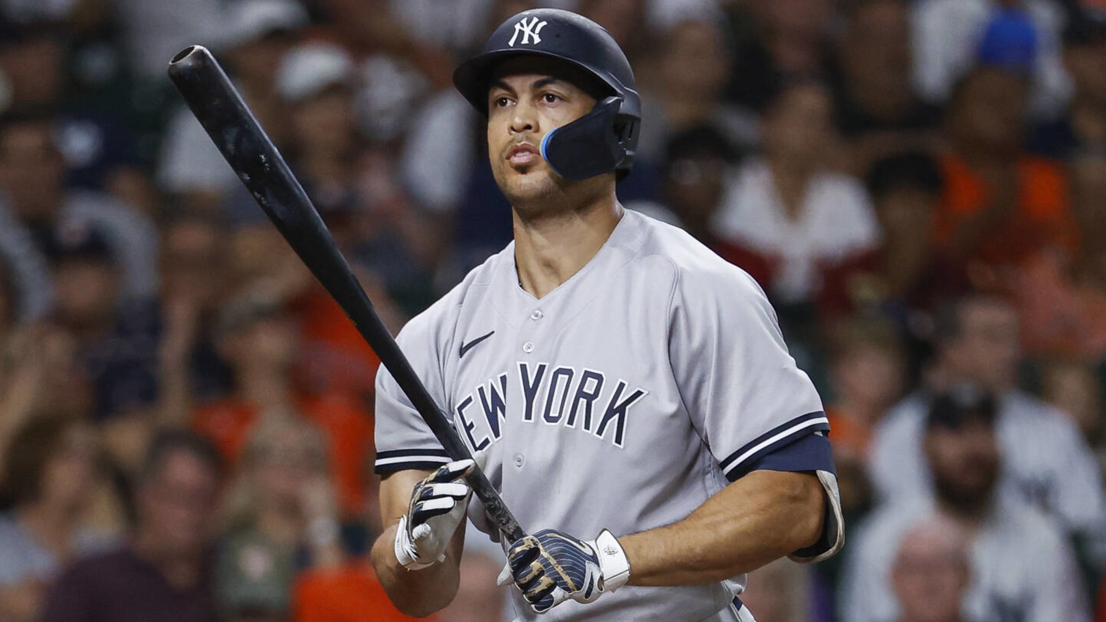 Giancarlo Stanton has left Achilles tendinitis