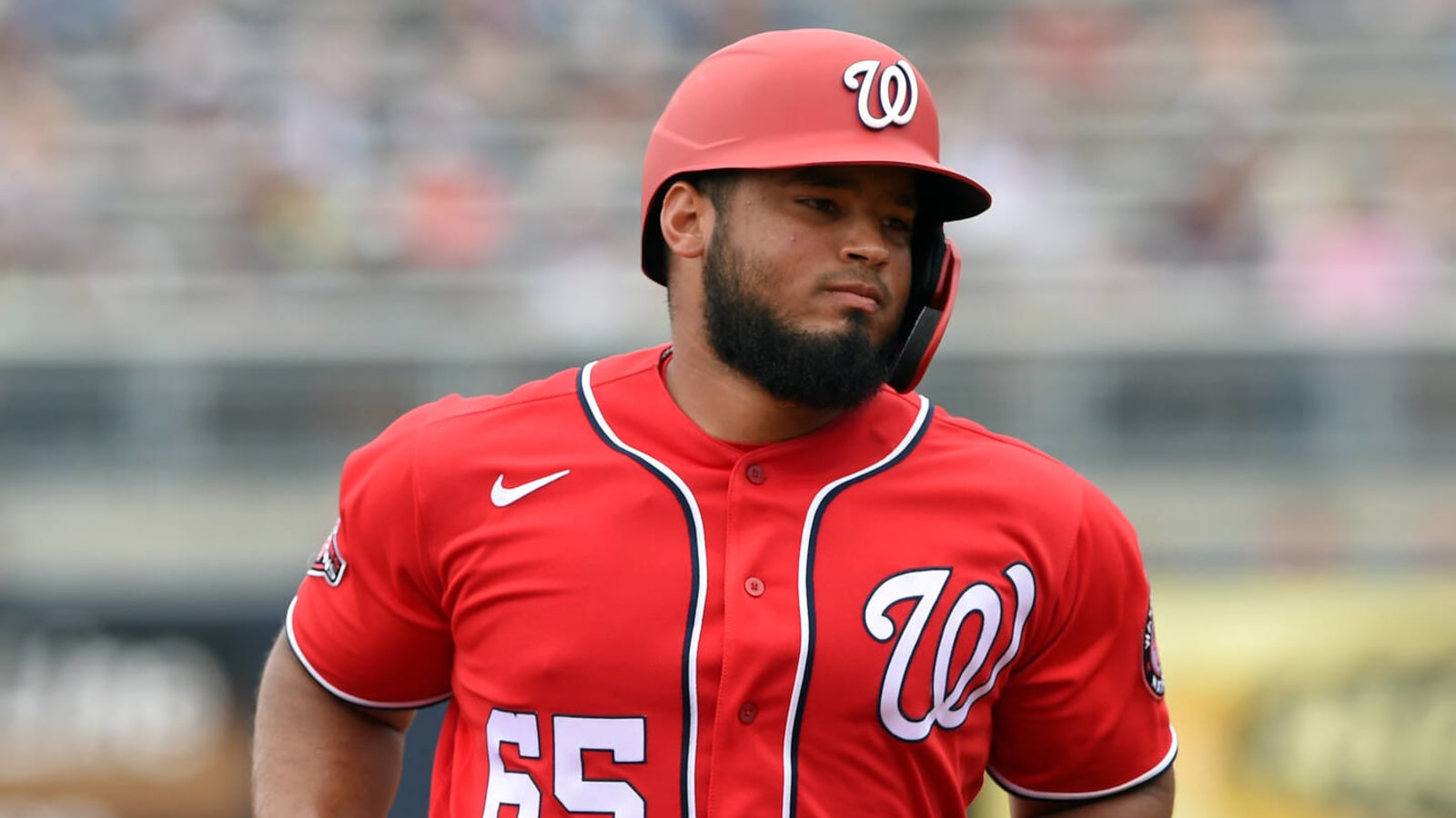 Former Nationals catcher runs into stands to confront fan