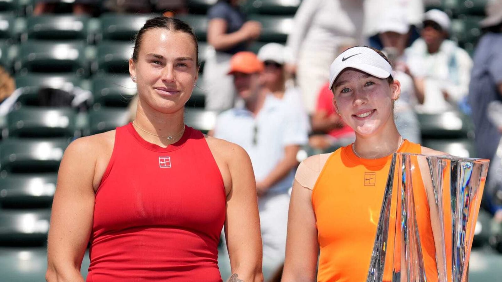 Andreeva wins Indian Wells with upset of Sabalenka