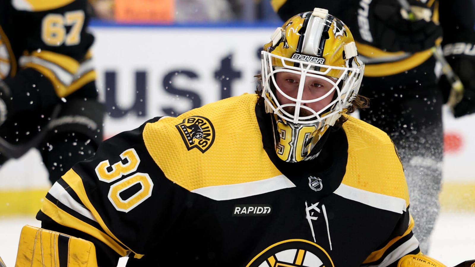 Bruins trade Keith Kinkaid to Avalanche for Shane Bowers