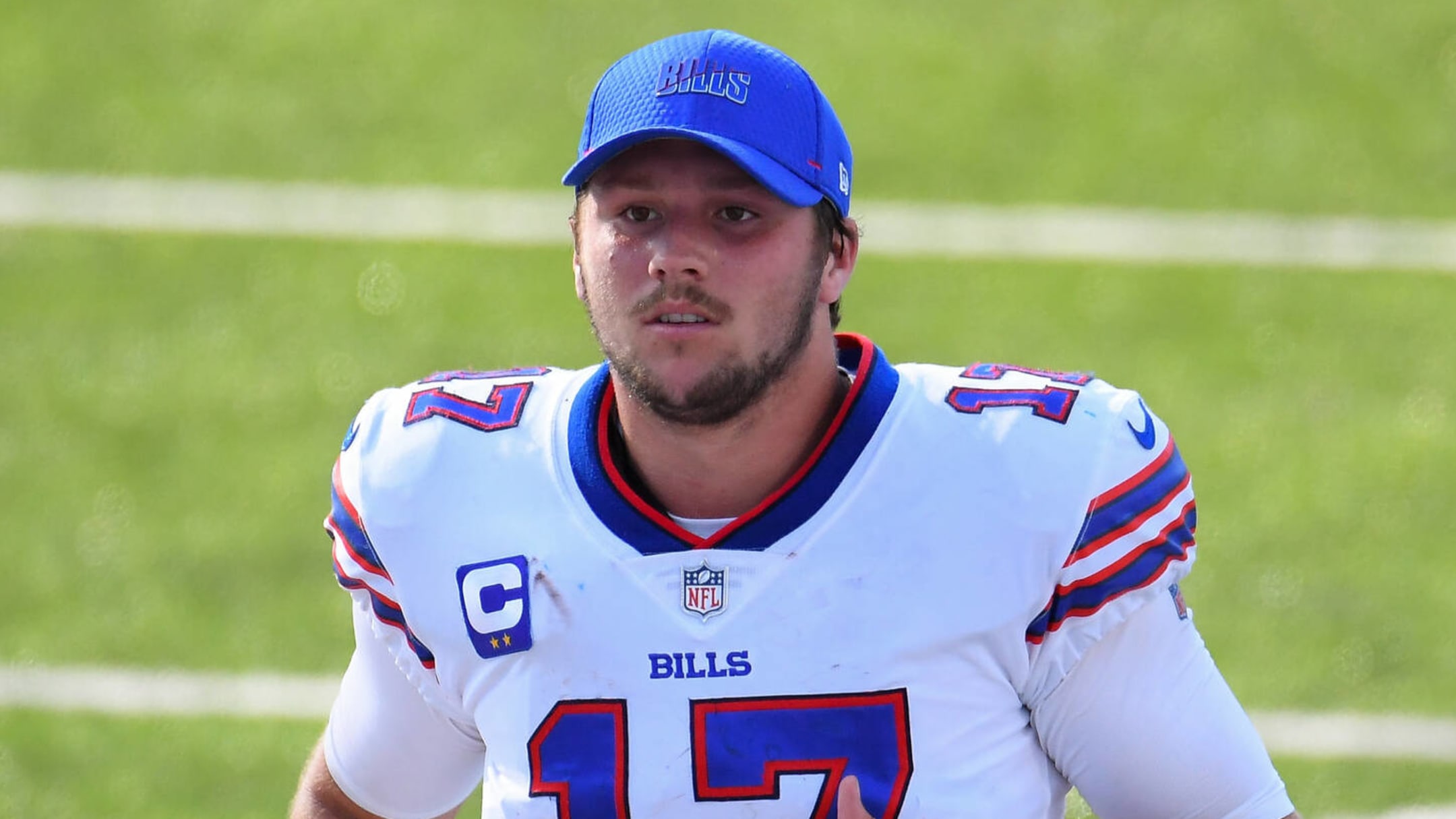 Josh Allen Warming Up For The Buffalo Blue Jays?