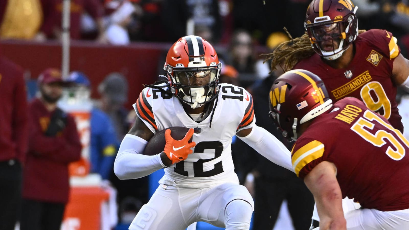 Browns WR Michael Woods tears Achilles