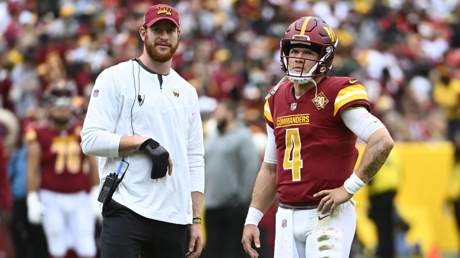 Heinicke or Wentz? Commanders will soon have big QB decision to make