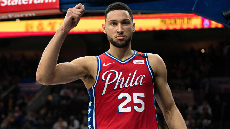 ben simmons red jersey