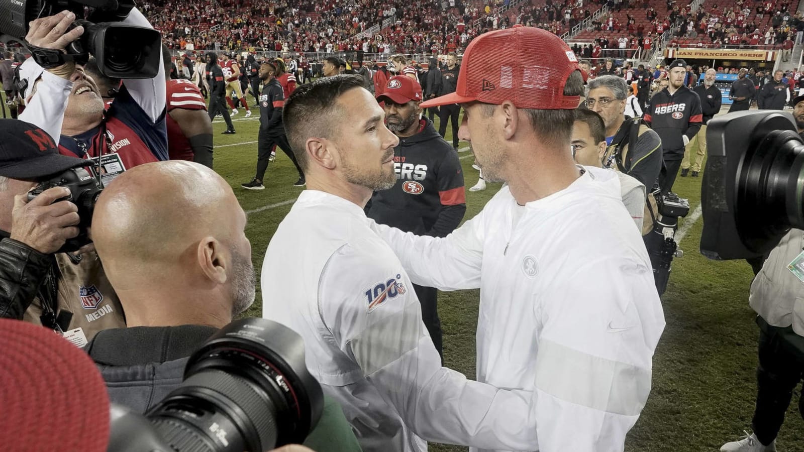 49ers' Kyle Shanahan, Packers' Matt LaFleur 'totally good' ahead of playoff game