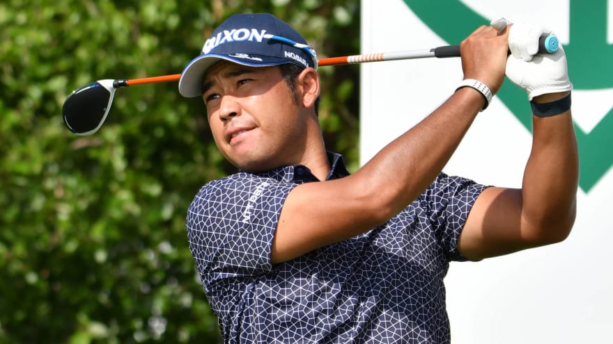 Watch: Hideki Matsuyama hits drive into spectatorâs shirt | Yardbarker
