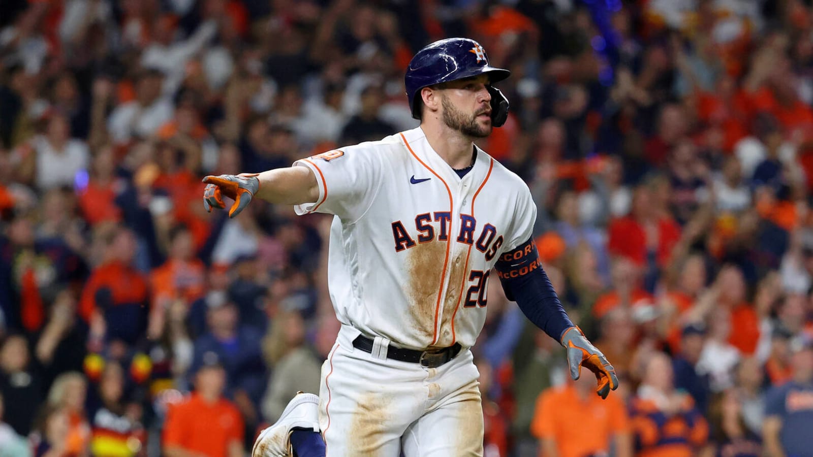 Astros' Chas McCormick addresses the popular ‘Chas Chomp’