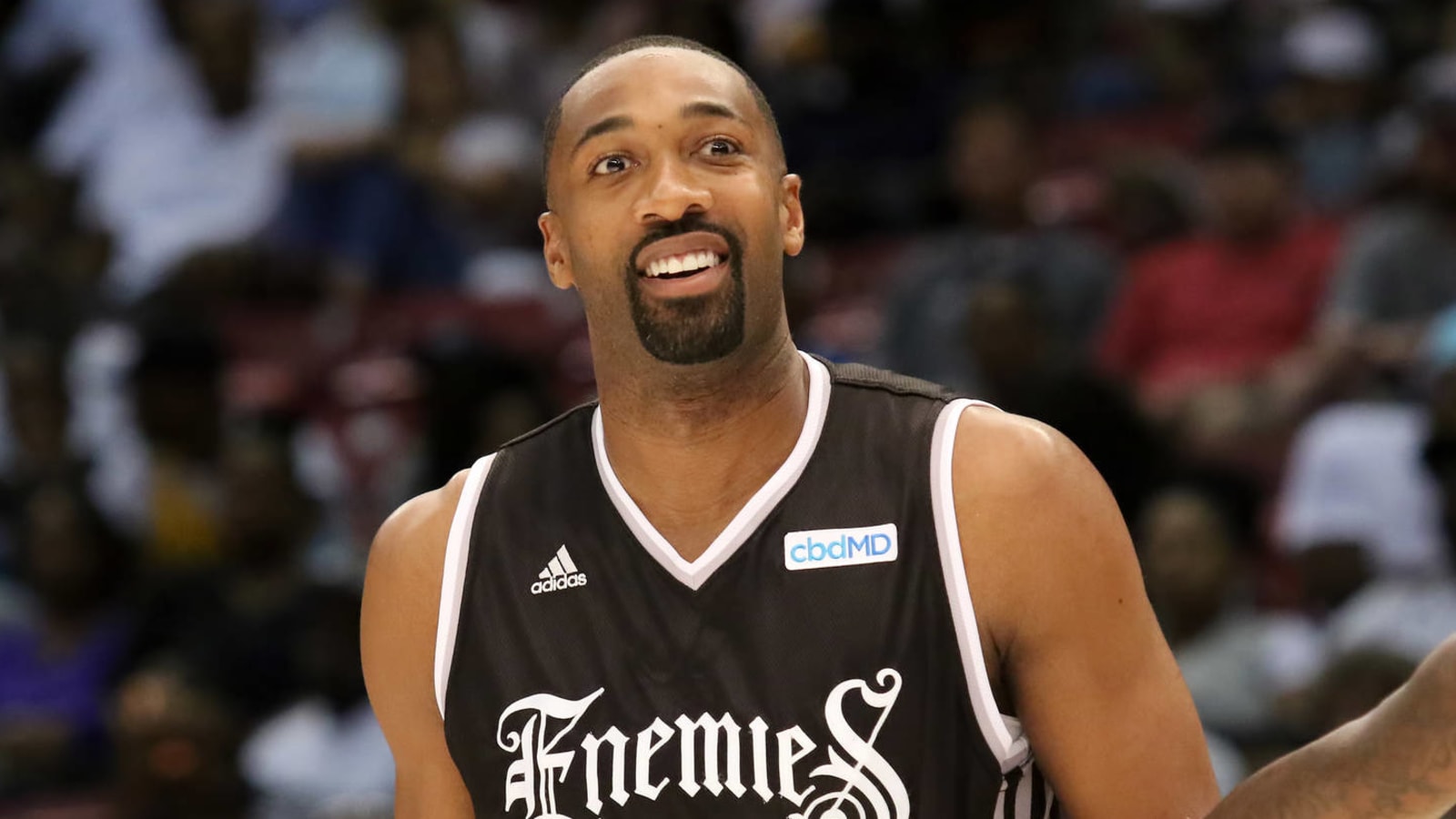 Gilbert Arenas takes serious approach to Media Day, a season after gun  charge 