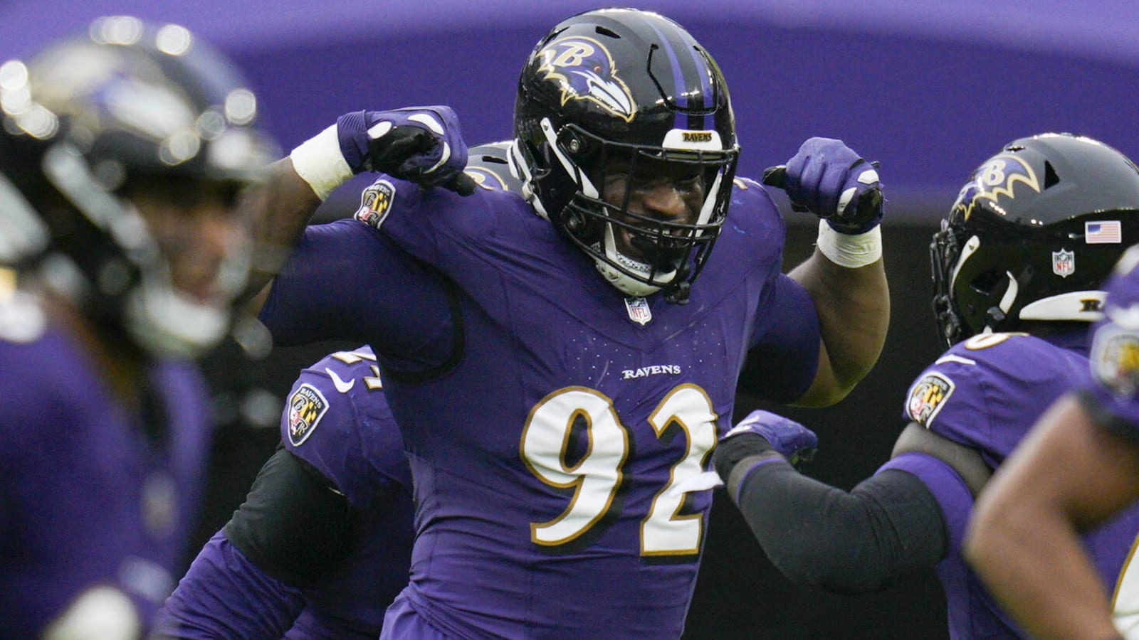John Harbaugh 'not surprised' Raven can break sack record