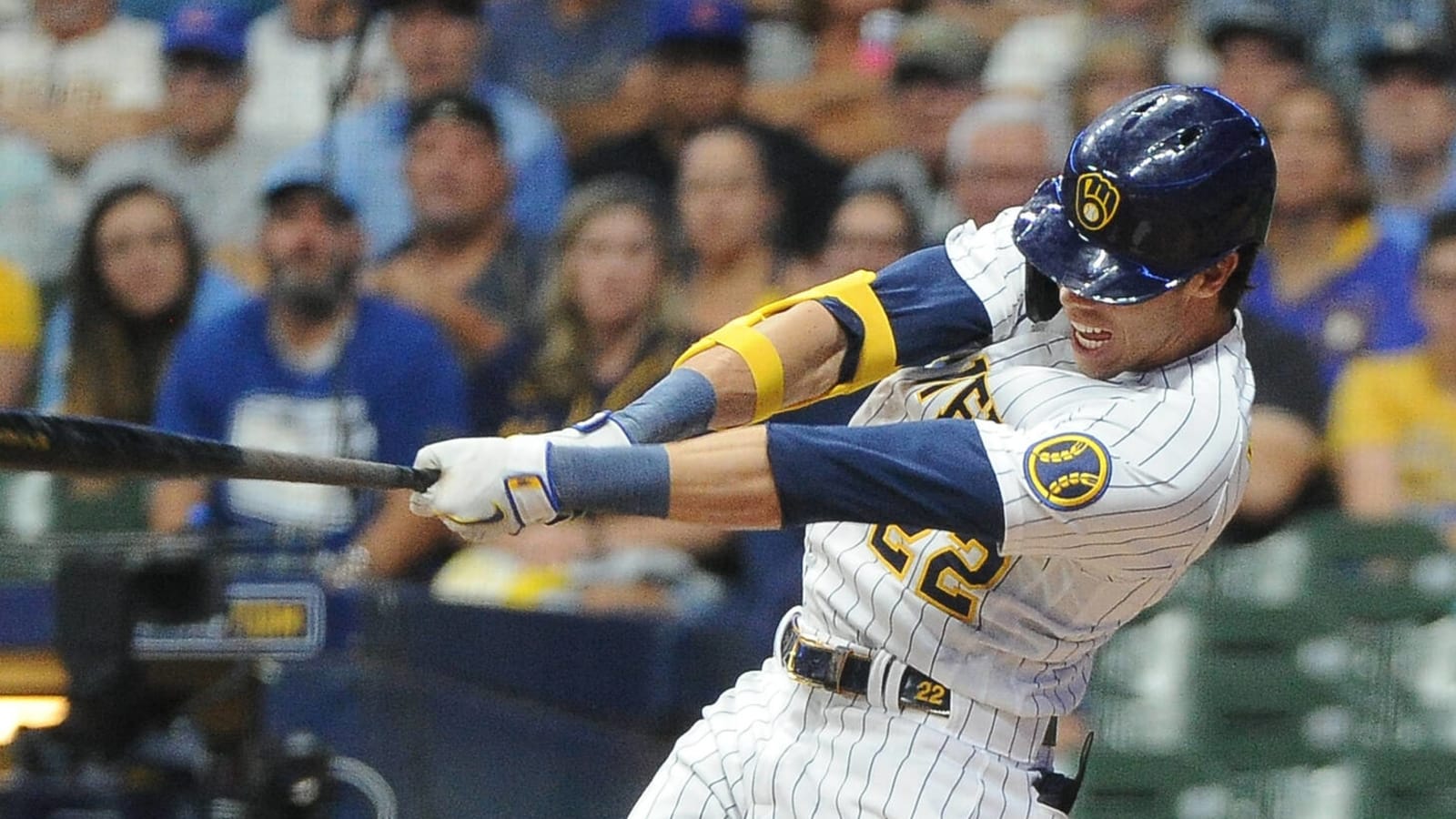 Watch: Yelich hits longest HR by a lefty in Coors Field history