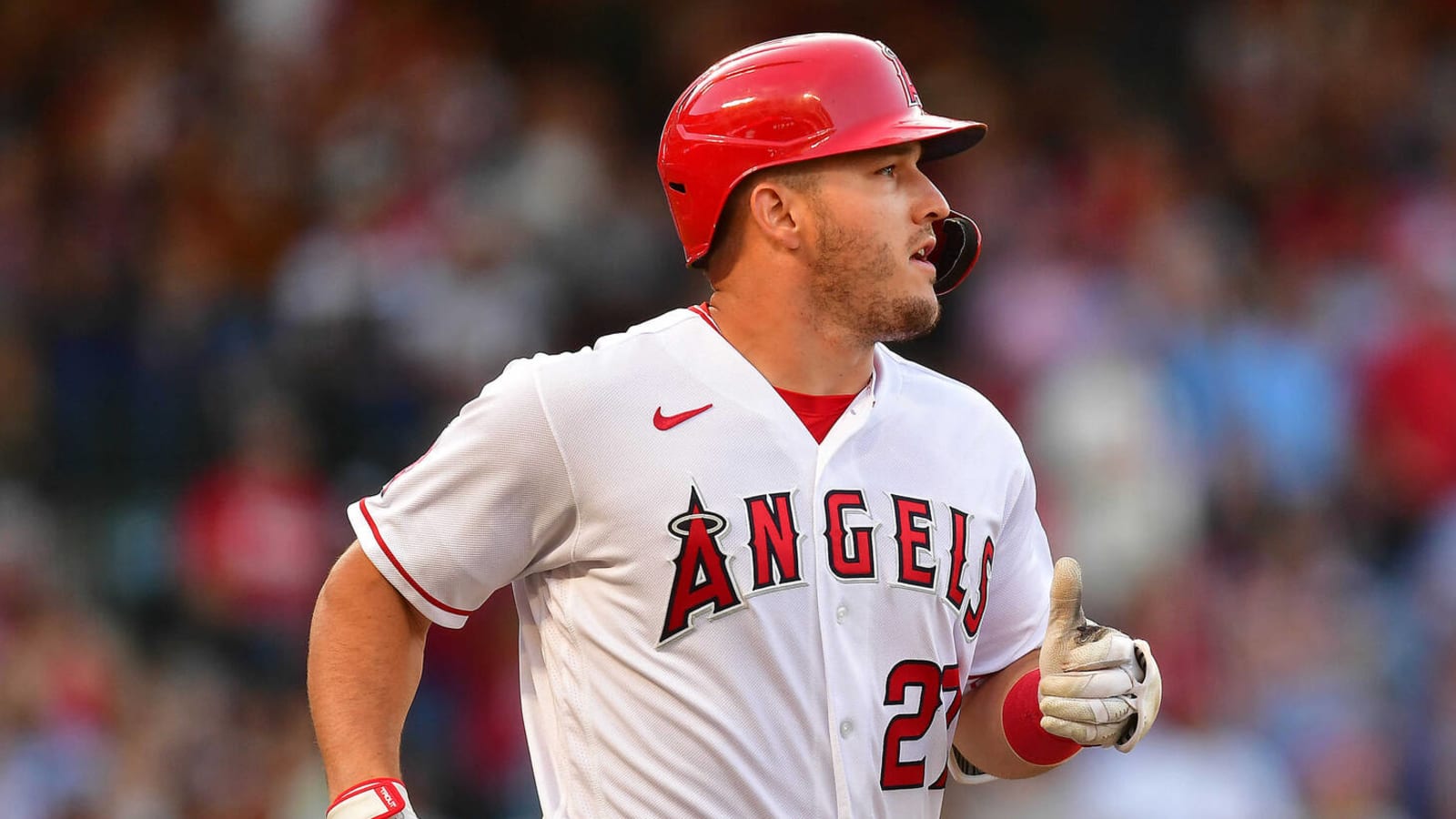 Angels' Mike Trout exits against Red Sox due to groin tightness