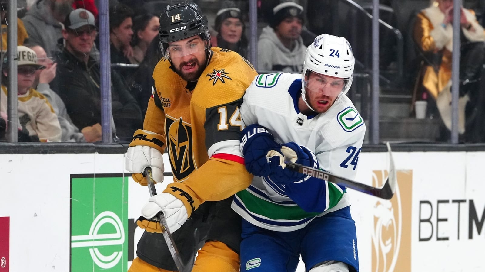 Scenes from Canucks morning skate: Hughes out, Pettersson a game time decision vs. Vegas