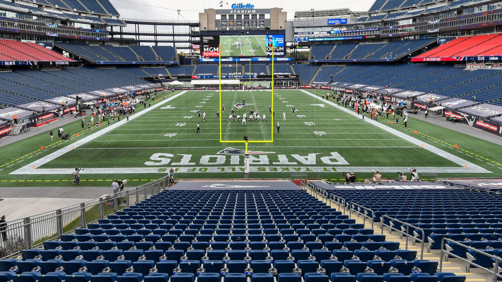 Patriots hoping for full NFL stadiums in 2021?