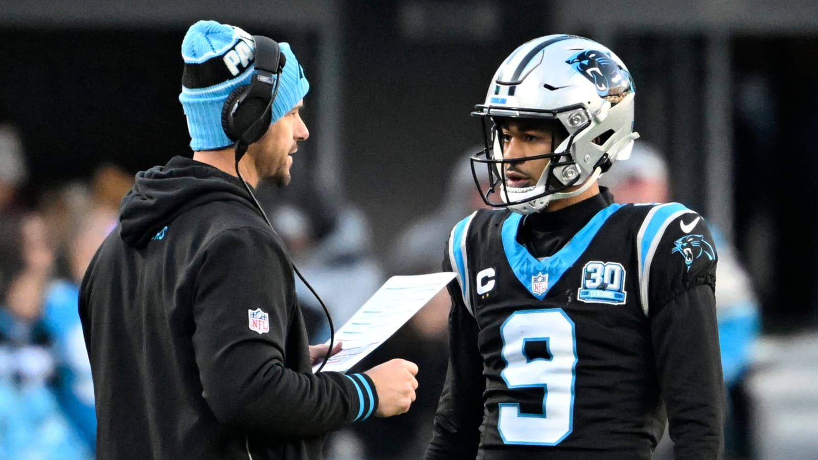 Panthers HC discusses how Bryce Young has handled tumultuous season