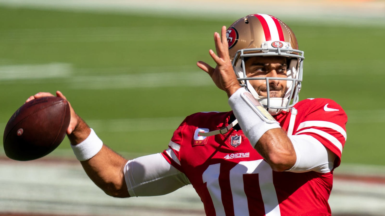 Jimmy Garoppolo had cool gesture for Trey Lance