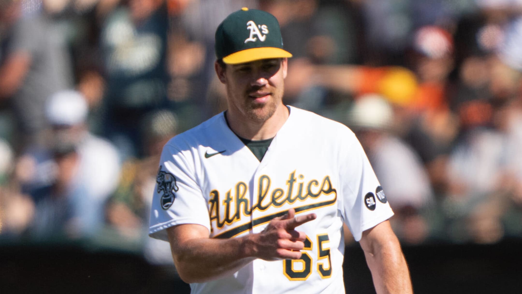 Oakland A's reliever Trevor May ready to lead young bullpen