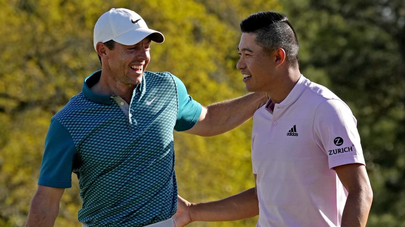 McIlroy, Morikawa celebrate after posting eagles on final hole