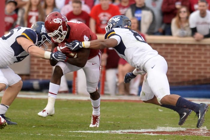 (6) Oklahoma (10-1) at (12) West Virginia (8-2), 8 p.m., Friday, ESPN