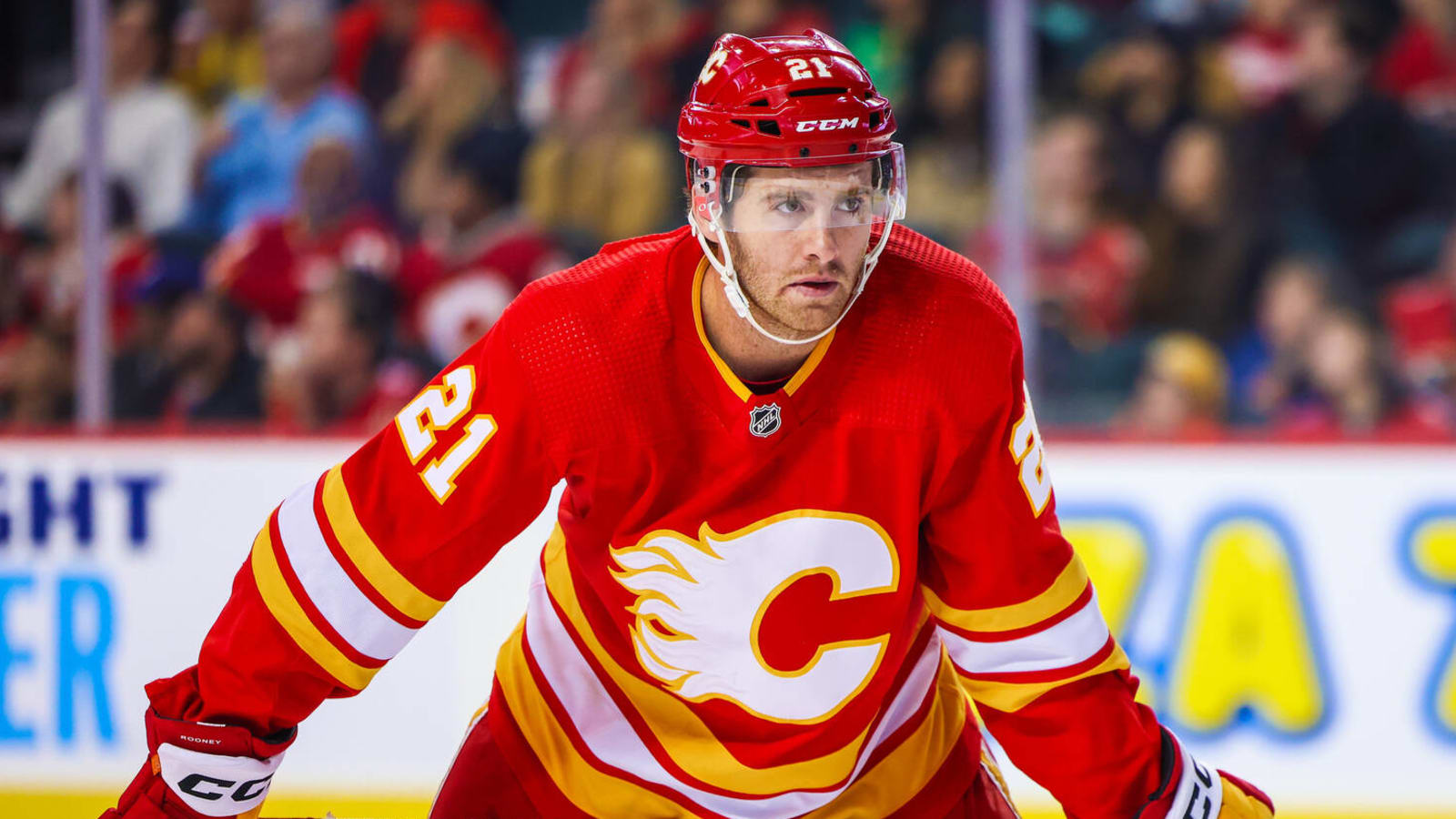 Flames center facing extended absence