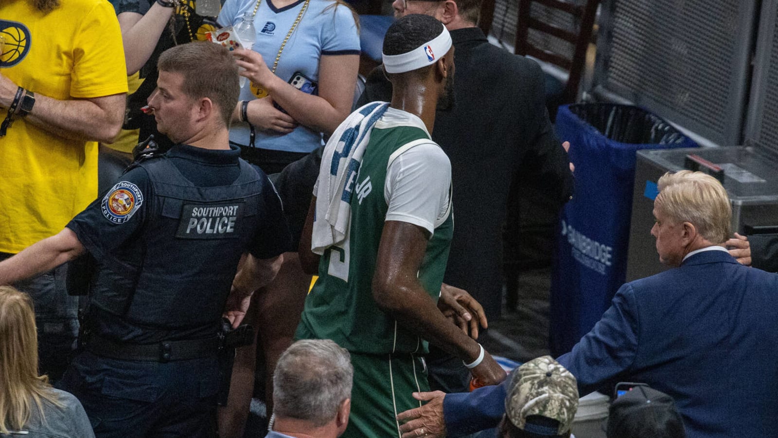 Watch: Bucks lose big man on questionable ejection in Game 4