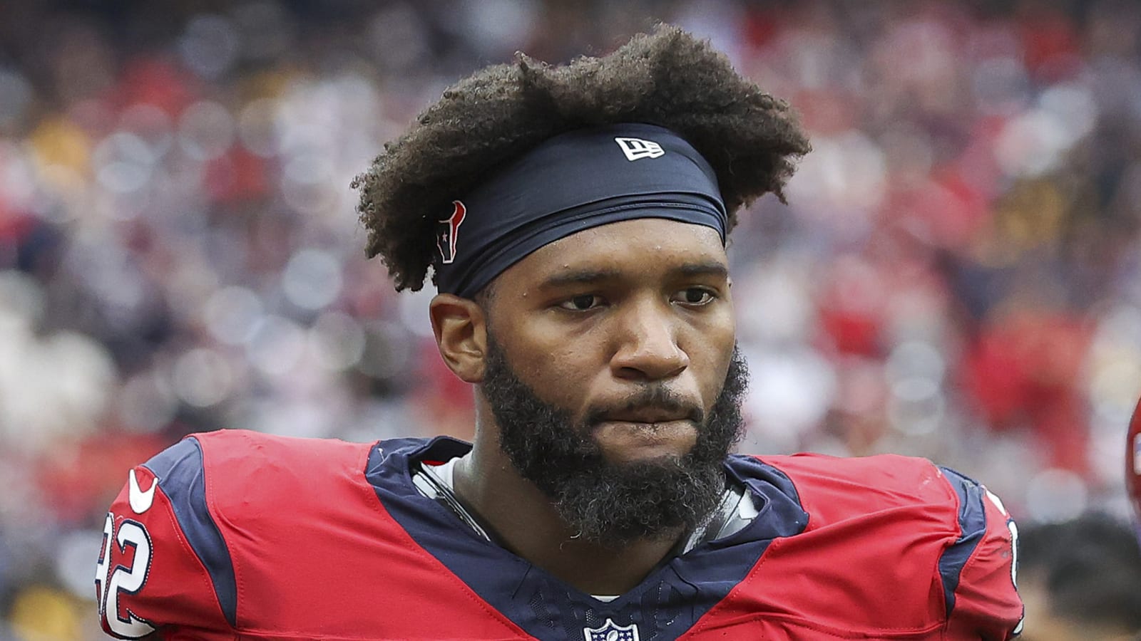 Texans defender Dylan Horton practicing after battle with cancer