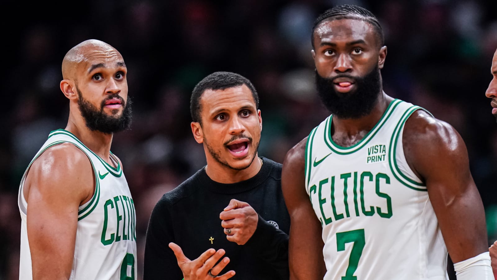 Watch: Jaylen Brown calls out 'ugly' teammate during Game 5 romp
