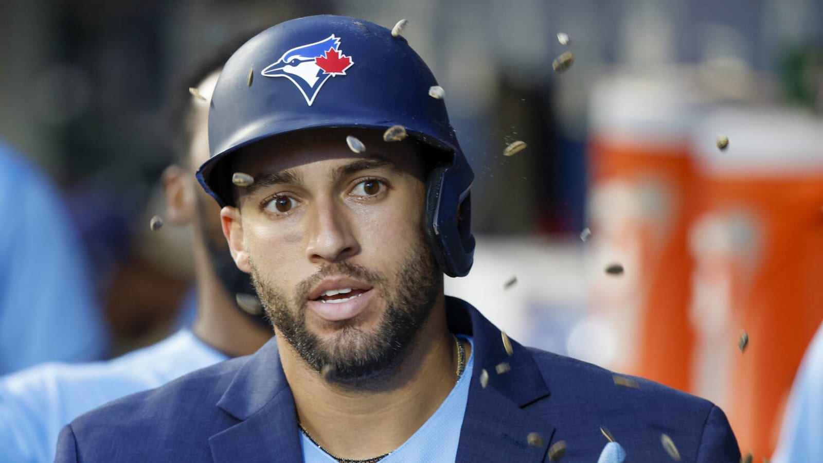 Polished George Springer shows his class before ever donning a Jays jersey  - The Globe and Mail