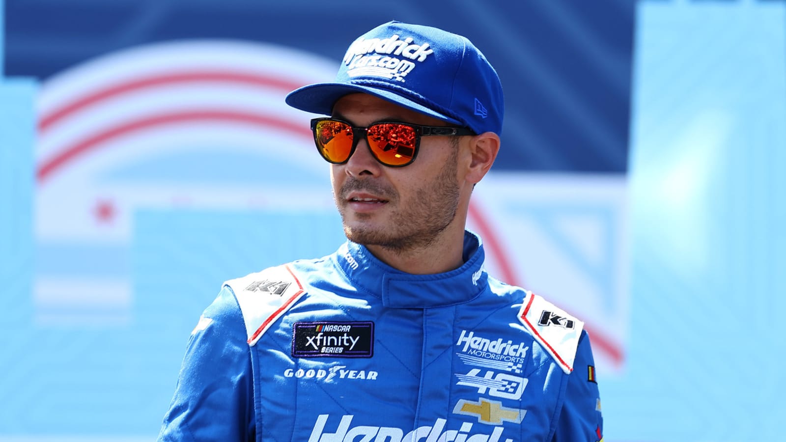 Kyle Larson discusses battling with Shane van Gisbergen