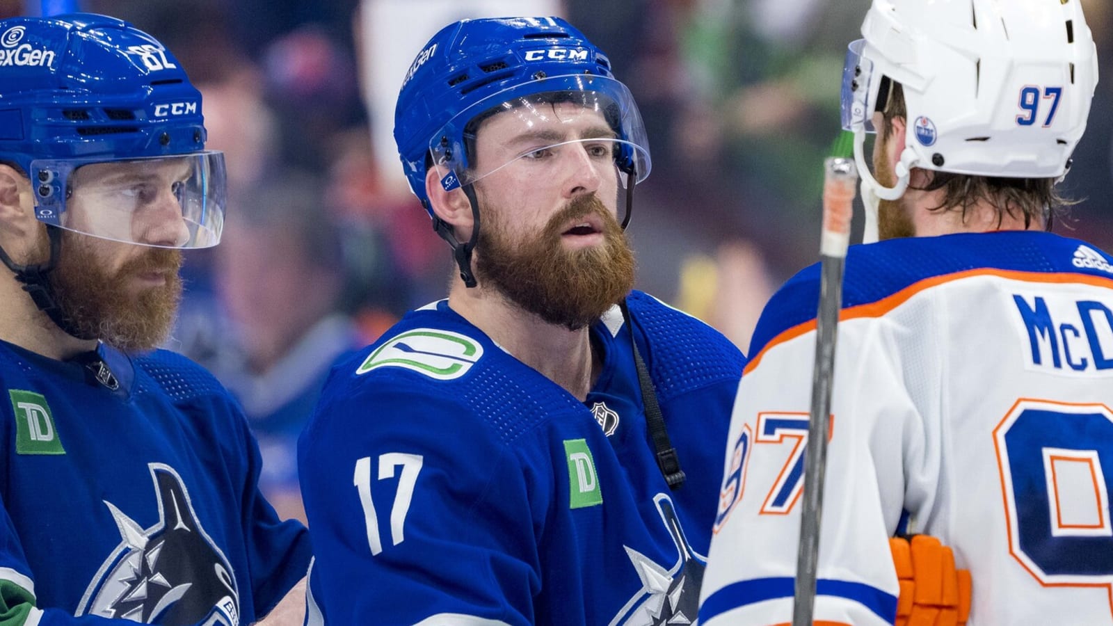 Filip Hronek chirps Conor Garland in hilarious interview with Elliotte Friedman