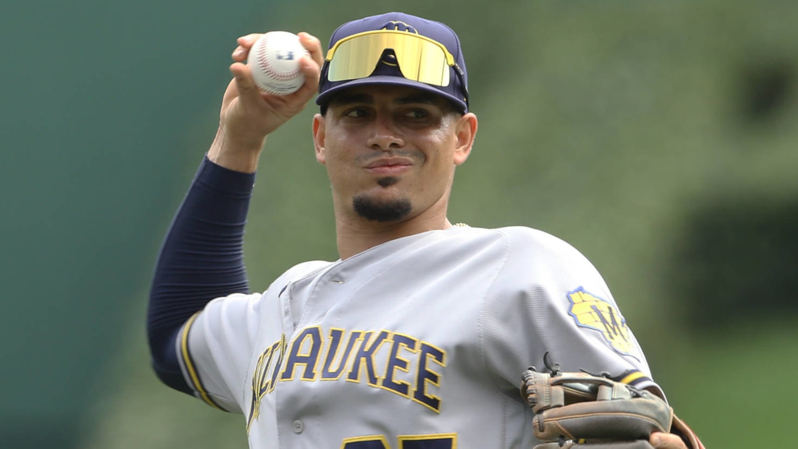 Brewers place Willy Adames on injured list, recall Tim Lopes