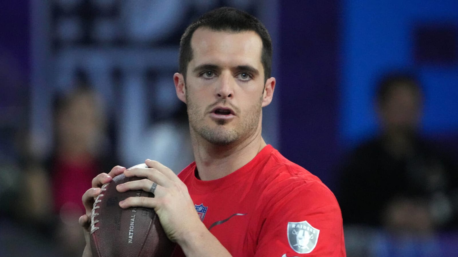 Derek Carr visits Saints again as trade potentially nears