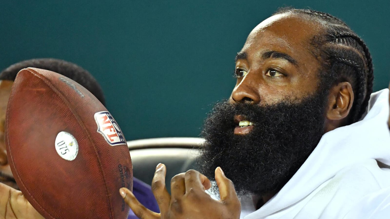 Watch: Darius Slay signs interception ball for James Harden