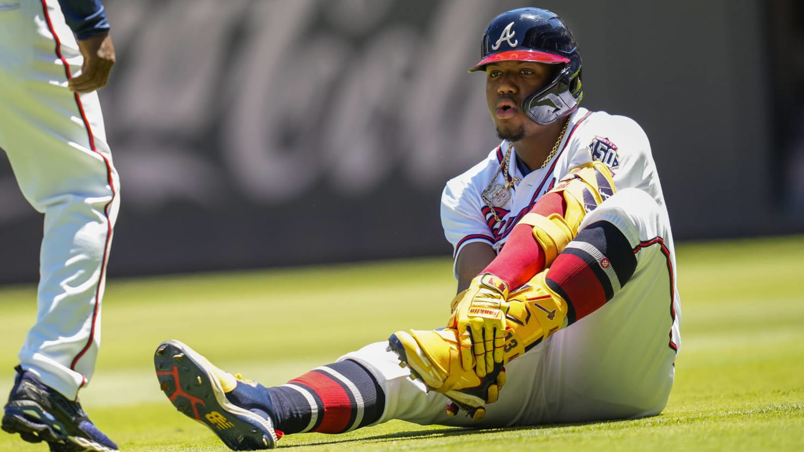 Ronald Acuna Jr. avoids serious ankle injury
