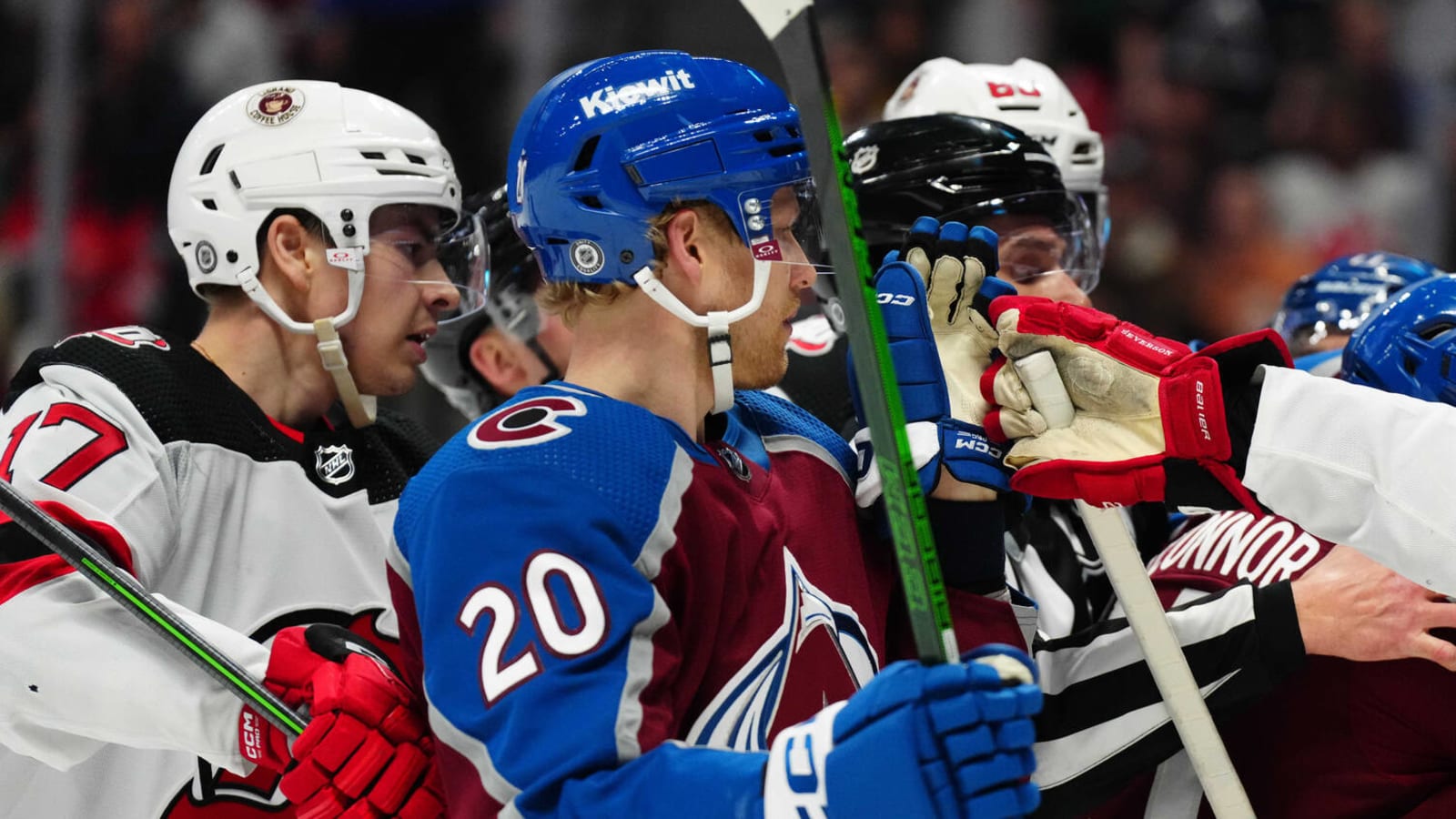 Lars Eller Has No Luck In First Avalanche Game