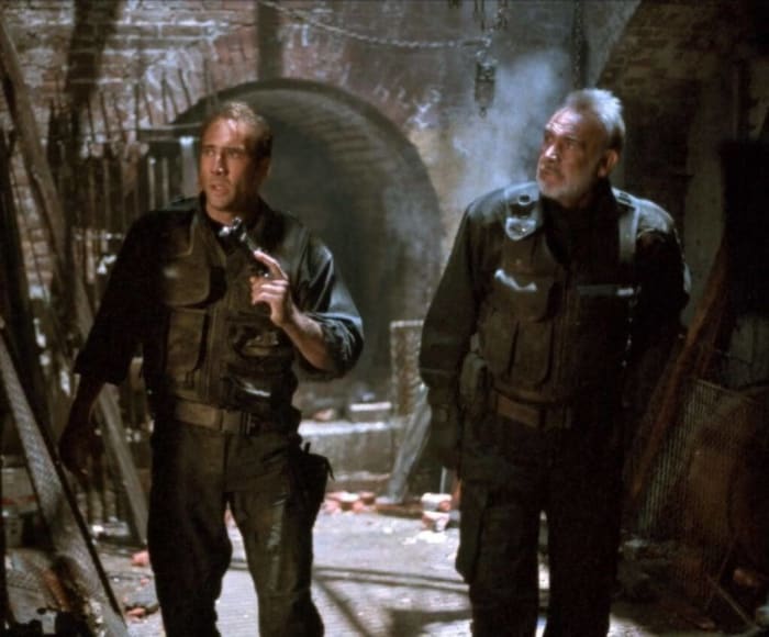 Bay recognizes a flaw in the movie’s logic