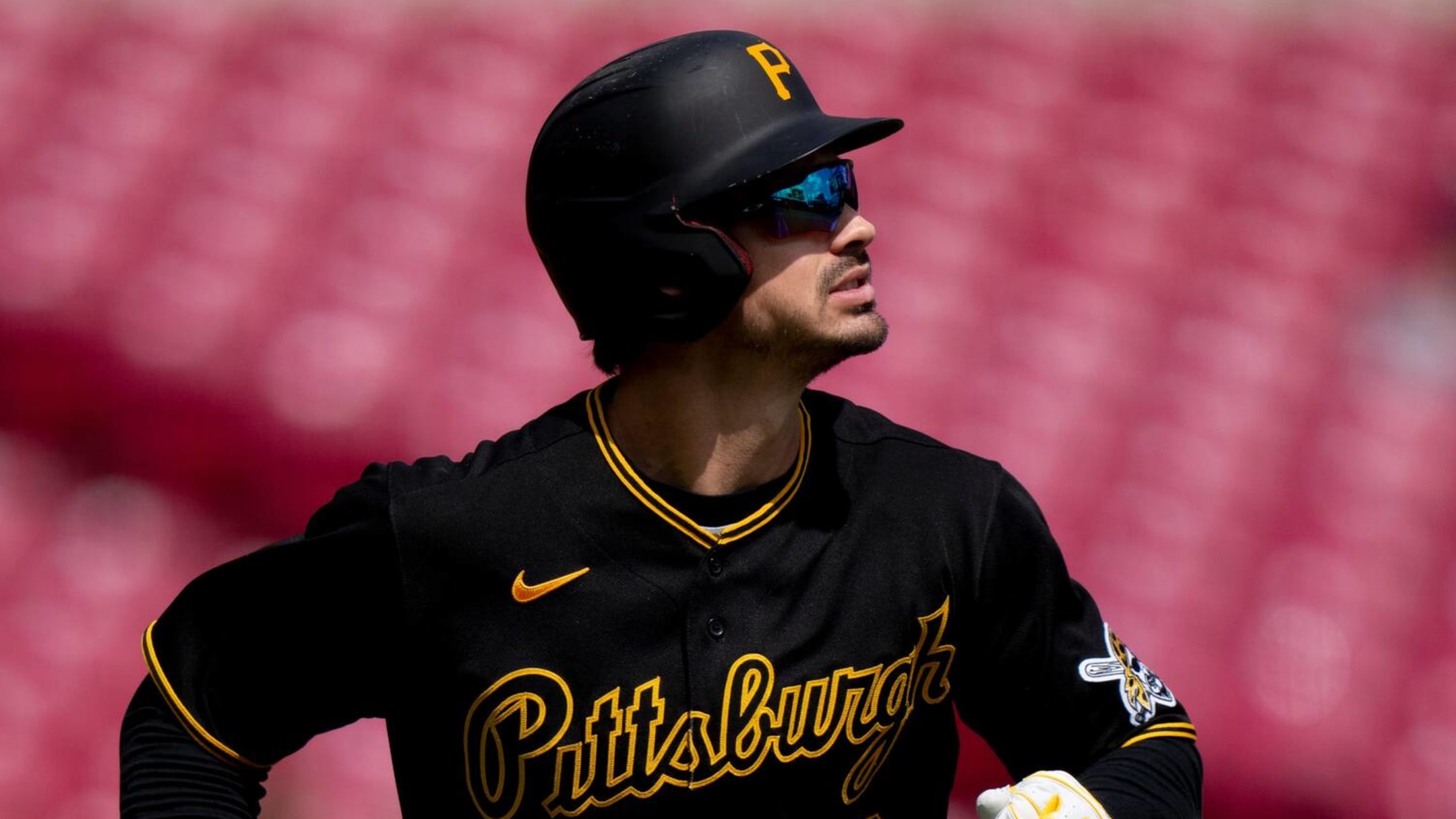 Randal Grichuk, Rockies outfielder, wearing glasses in games