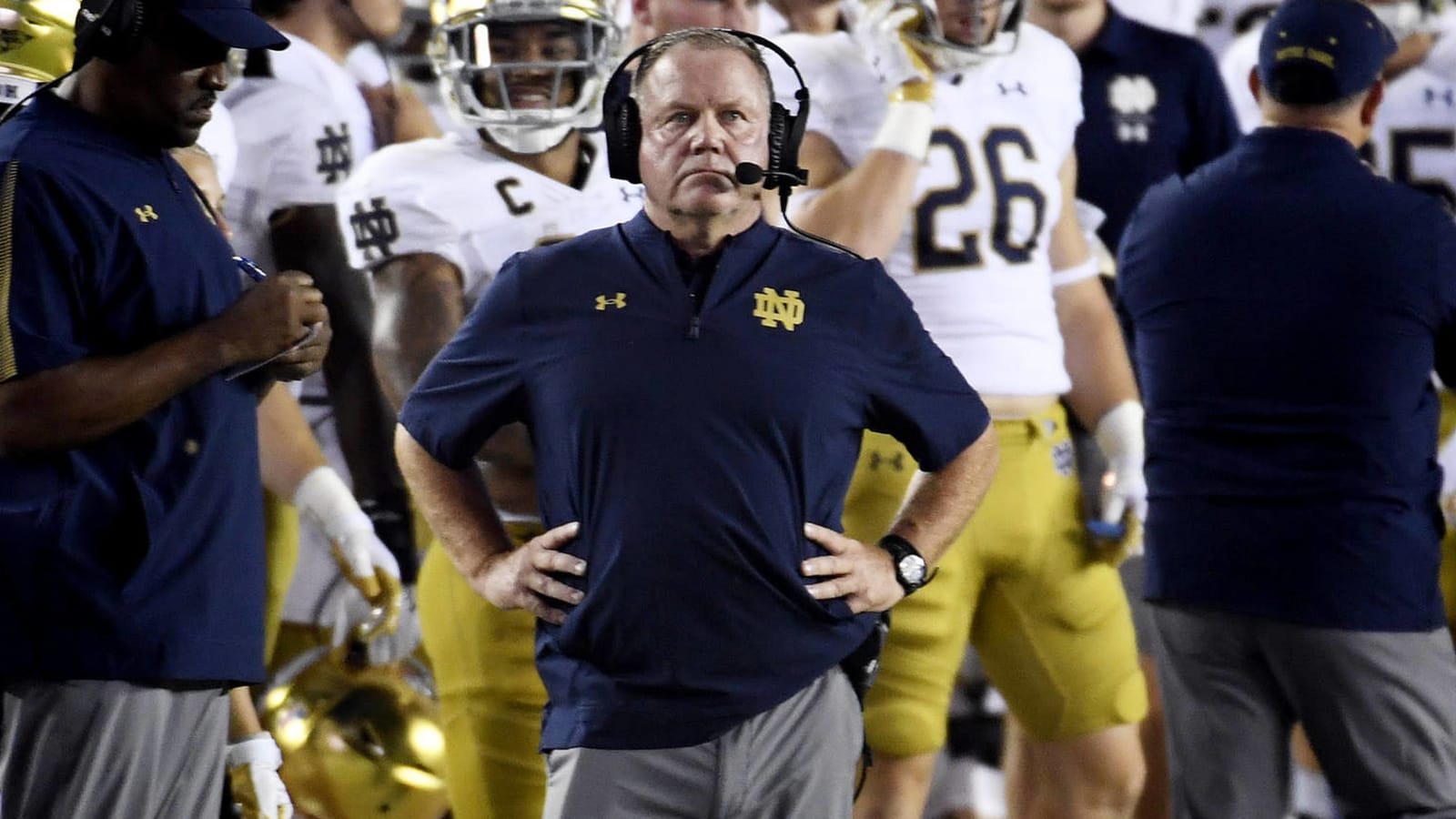 Notre Dame's Brian Kelly reacts to response to execution quote