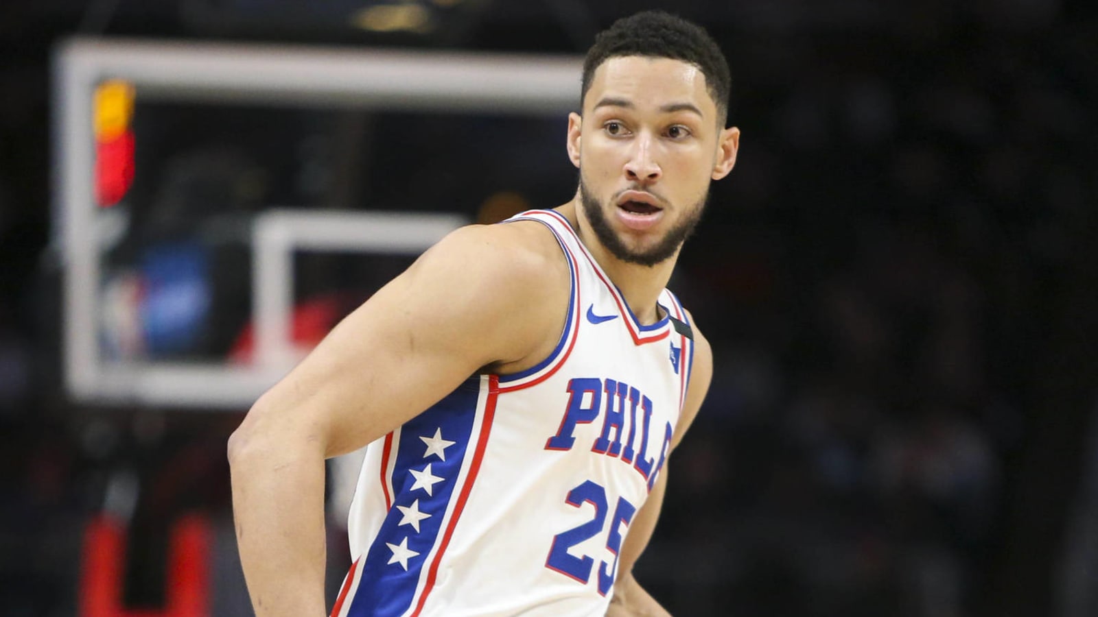 Watch: Ben Simmons hits three-pointer during scrimmage 