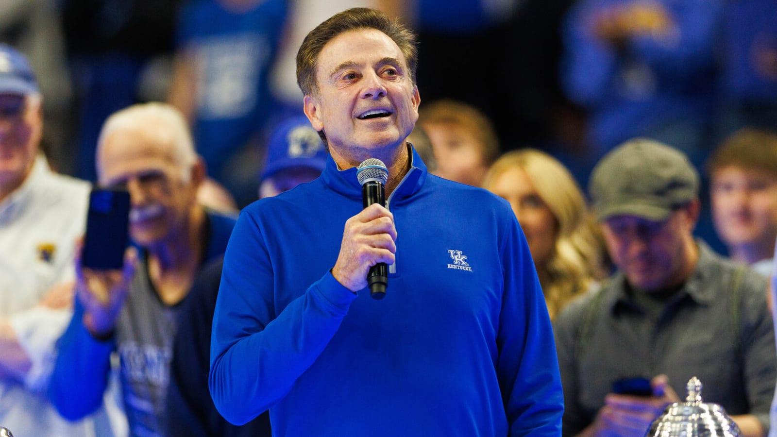 Watch: Rick Pitino makes emotional return to Rupp Arena