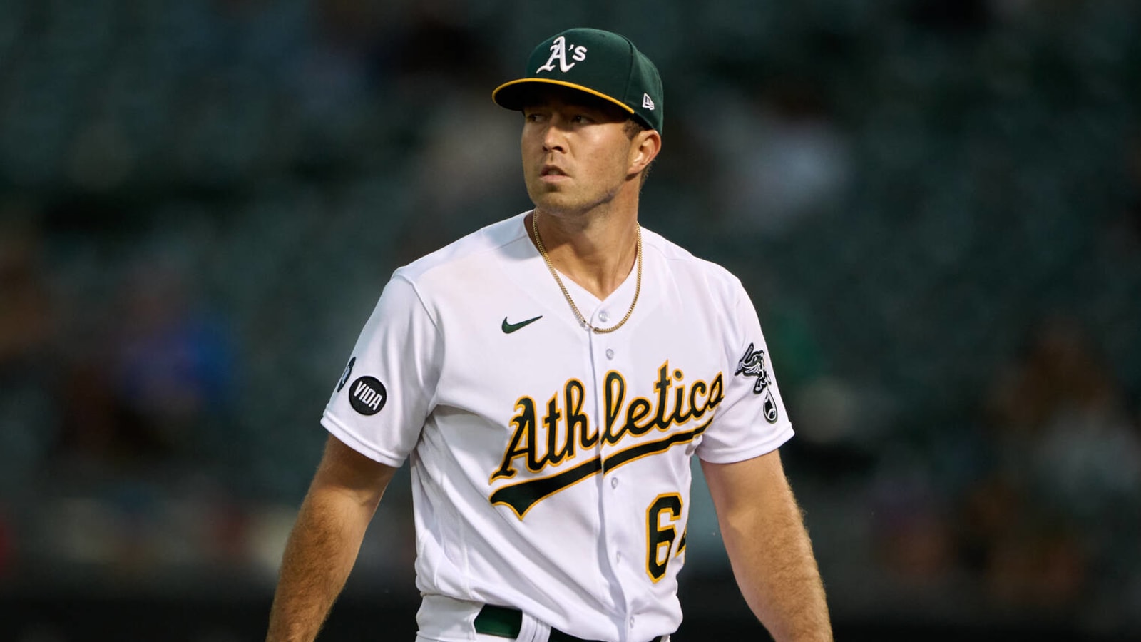 Athletics starting pitcher rehabbing from flexor strain, UCL sprain