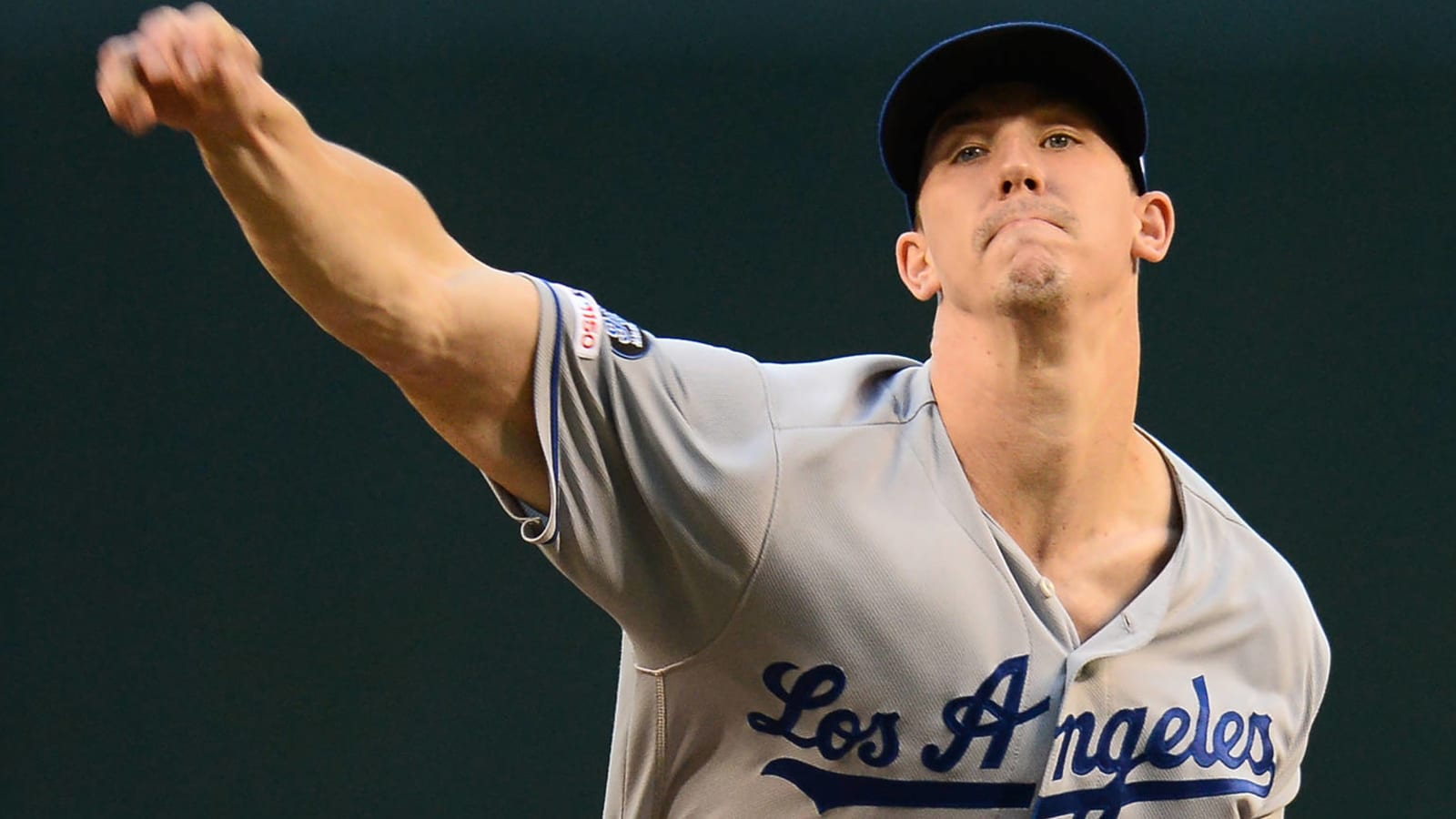 Walker Buehler, Arizona's Ildemaro Vargas trade words after strikeout