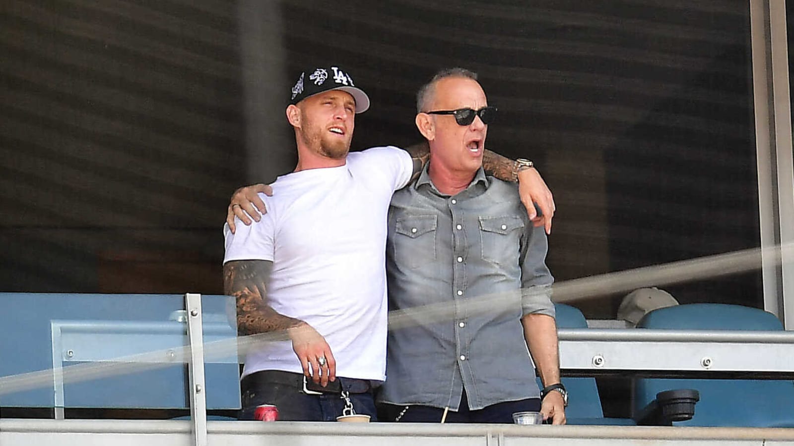Tom Hanks makes special appearance in his son's new country music video