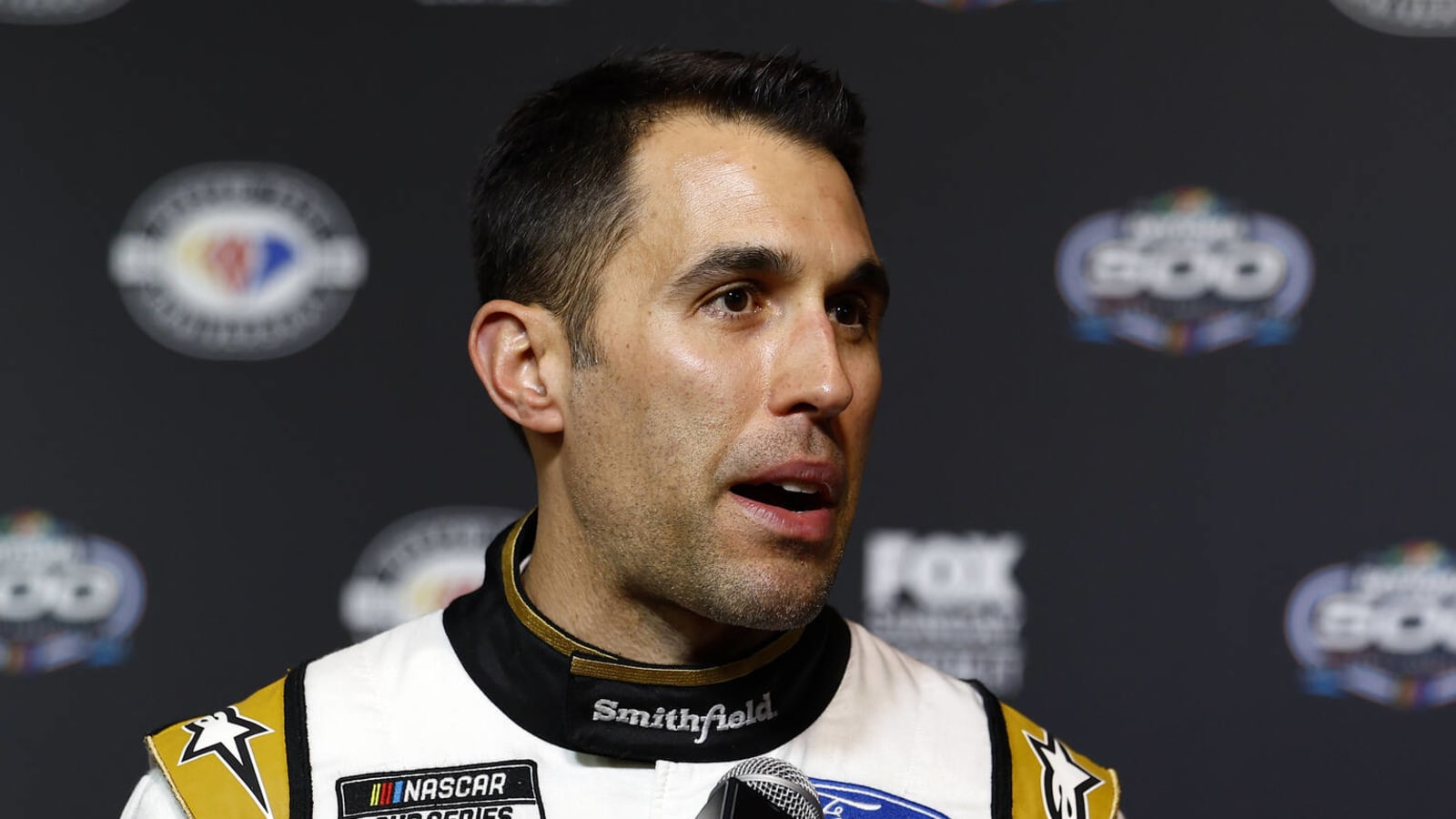 Aric Almirola explains why he shoved Bubba Wallace