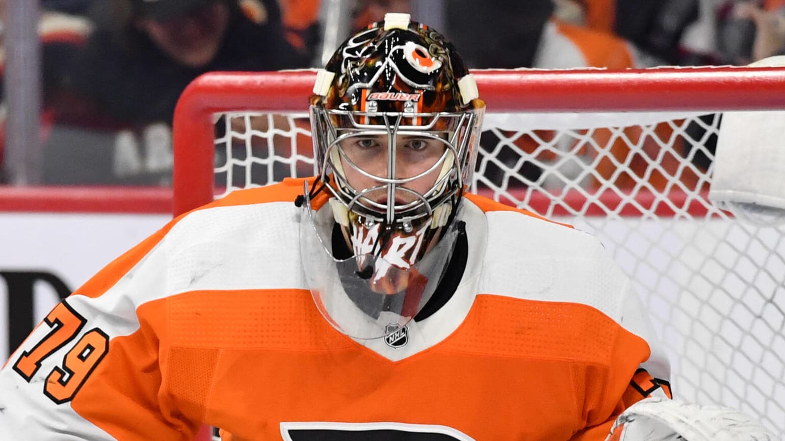 Flyers' Carter Hart out vs. Hurricanes with eye infection