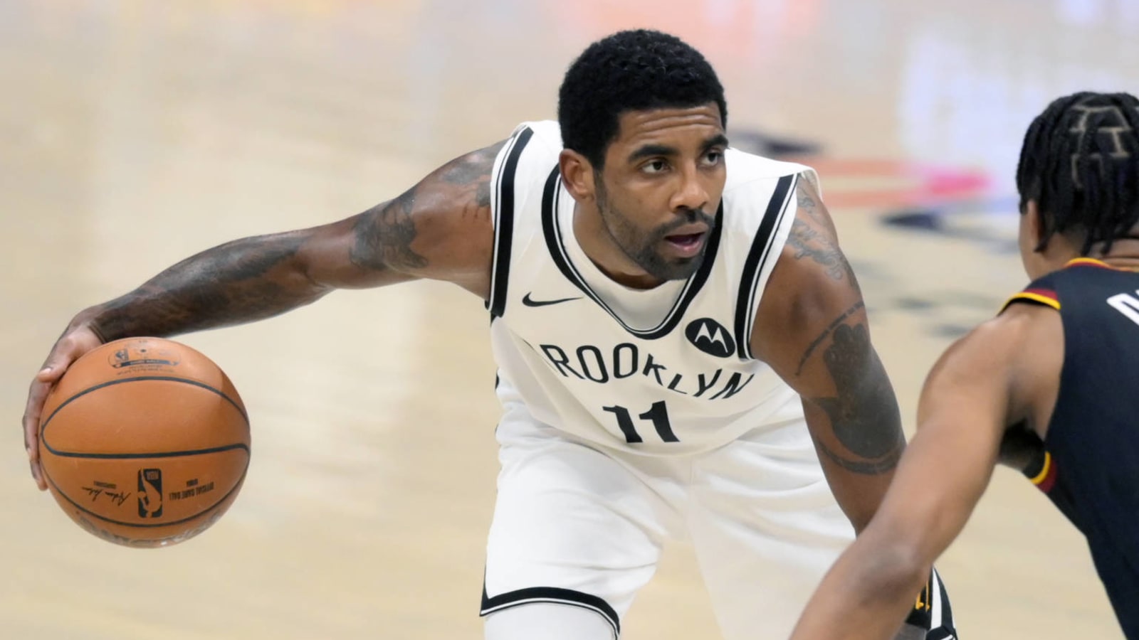 Throwback to Kyrie rocking the Kobe jersey pregame 🔥