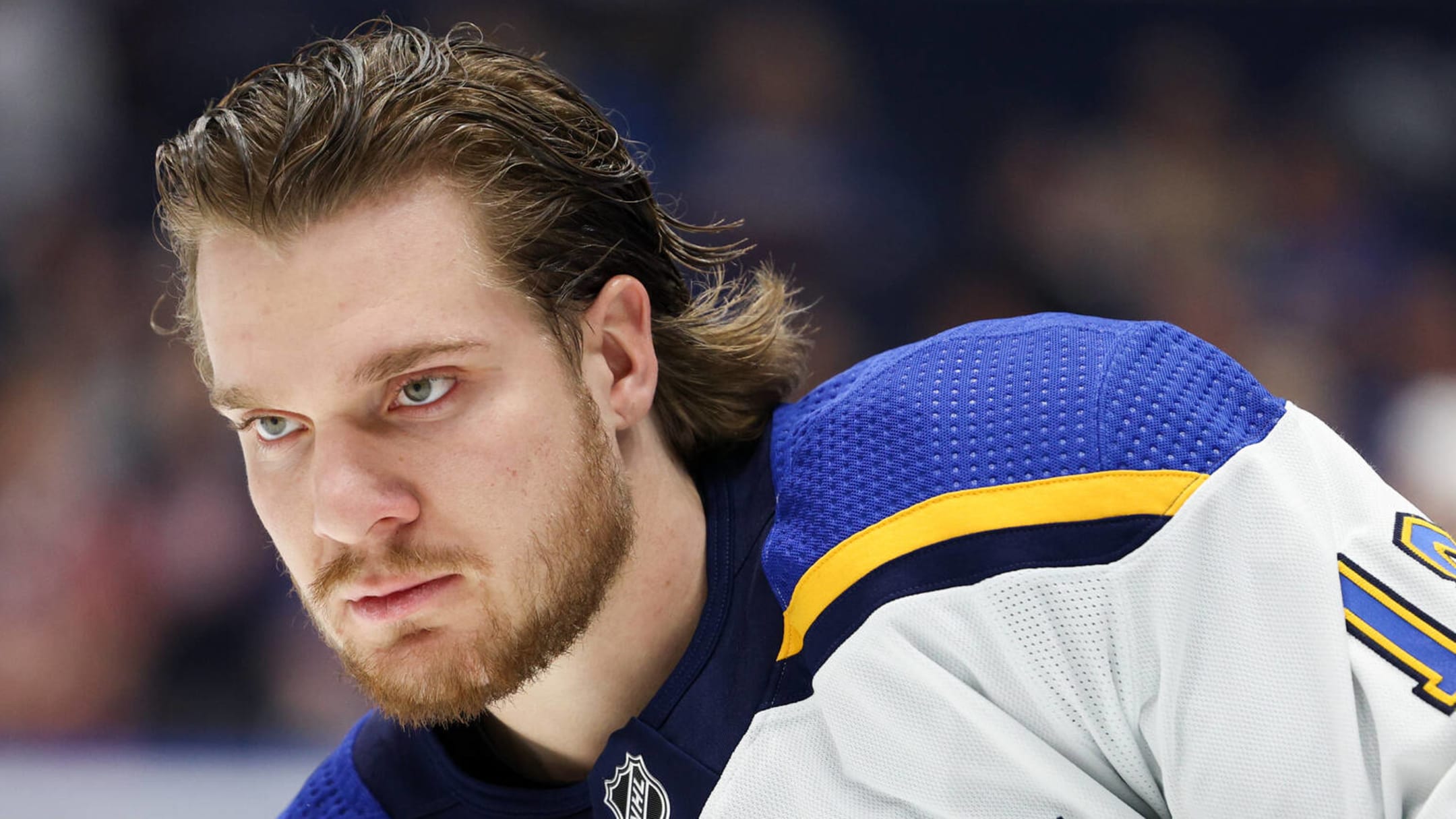 Robert thomas blues jersey discount