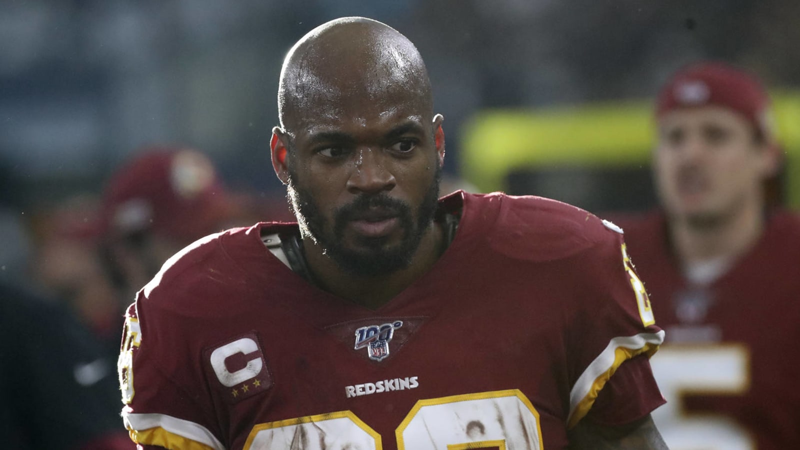 Adrian Peterson glad Redskins removed monument from RFK Stadium